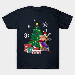 Vega Around The Christmas Tree Street Fighter T-Shirt